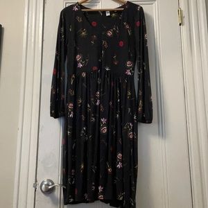 Long sleeve floral dress